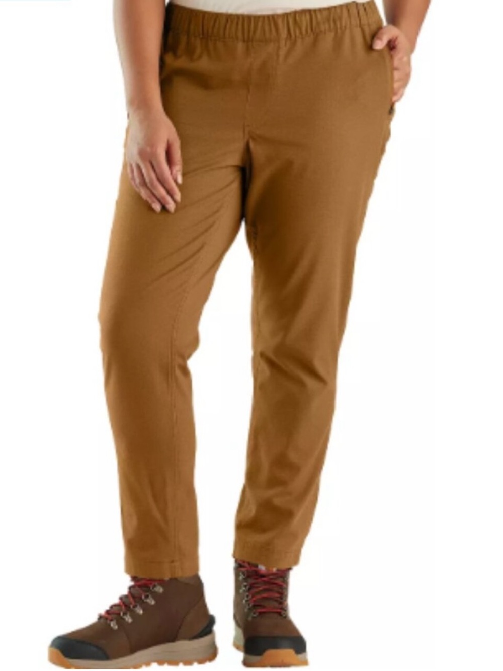 Carhartt Force Pants  Relaxed-Fit Ripstop Work Brown Ladies Size M 8-10
